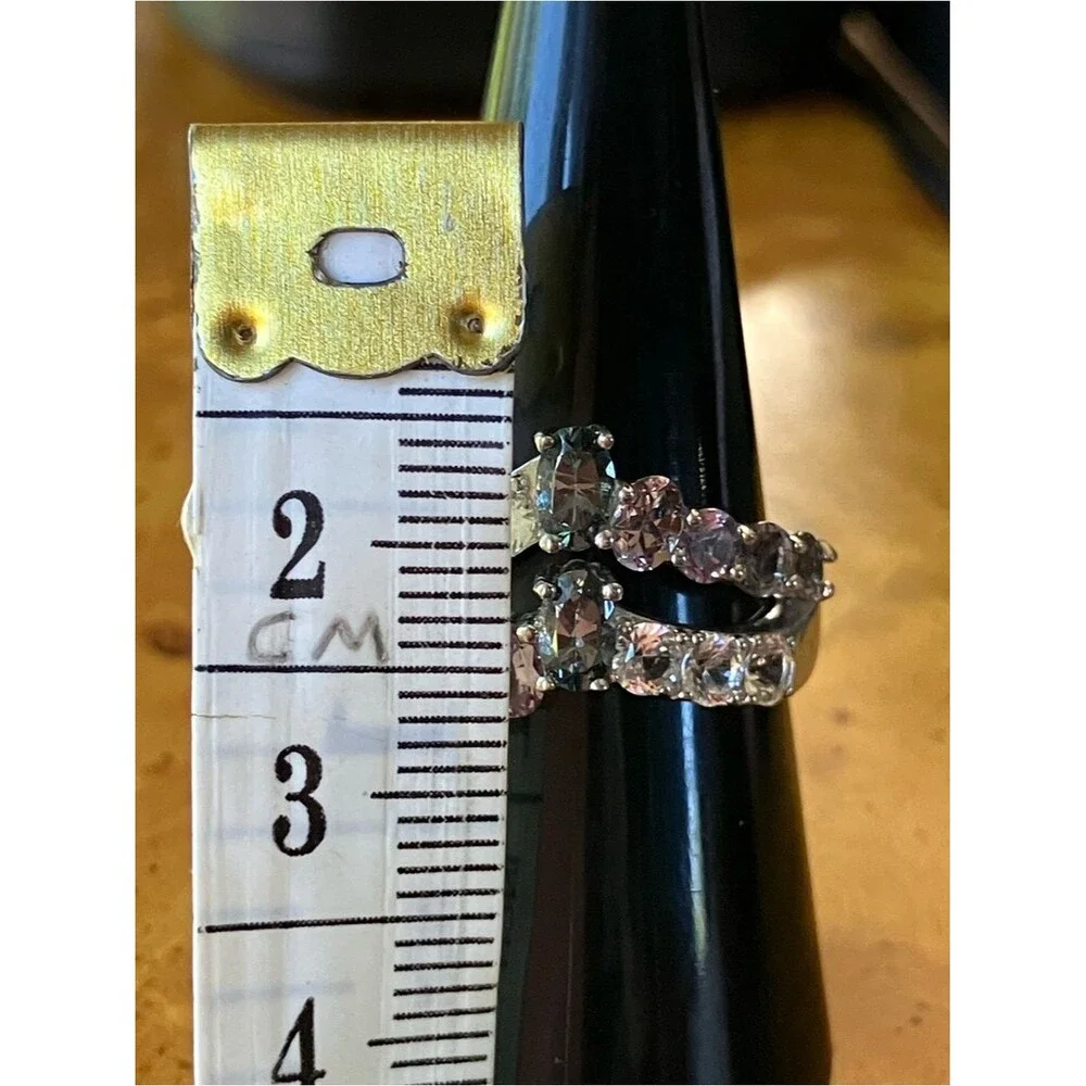 Multicolor Spinel Sapphire Ring Size 8